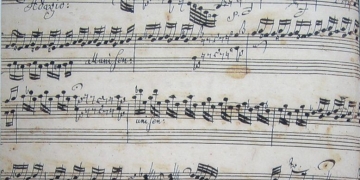 manuscrit de la partition